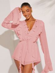 Акция на Комбінезон жіночий SHEIN GD-00200467 S Рожевий от Rozetka