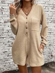 Акция на Комбінезон жіночий SHEIN GD-00213030 L Хакі от Rozetka