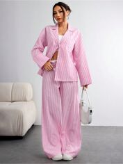 Акція на Костюм жіночий SHEIN GD-00192861 L Чорний з білим від Rozetka