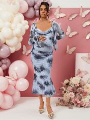 Акція на Костюм для вагітних SHEIN GD-00219373 L Синій від Rozetka