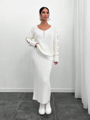 Акція на Костюм жіночий SHEIN GD-00193899 S Білий від Rozetka
