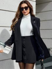 Акция на Костюм жіночий SHEIN GD-00199061 XS Чорний от Rozetka