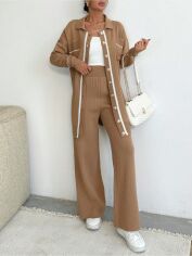 Акція на Костюм жіночий SHEIN GD-00193887 S Пісочний від Rozetka