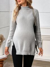Акція на Светр для вагітних жіночий SHEIN GD-00199761 L Сірий від Rozetka
