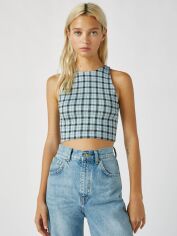 Акція на Топ жіночий Pull & Bear XAZ379097UJBJ S Блакитний від Rozetka