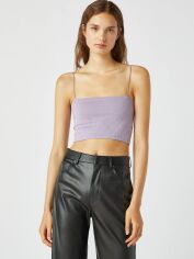 Акція на Топ жіночий Pull & Bear XAZ379145GKDH S Бузковий від Rozetka
