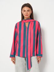 Акція на Блузка жіноча SHEIN 31-0004 XL Рожева від Rozetka