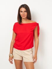 Акція на Блузка жіноча SHEIN 31-0013 L Червона від Rozetka