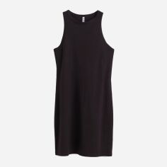 Акція на Плаття коротке літнє жіноче H&M XAZ389167GBIJ 4XL Чорне від Rozetka