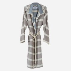 Акція на Халат жіночий бавовняний літній з капюшоном Lotus Home Milana muslin L-XL (48-50) Блакитний (svt-2000022310062) від Rozetka