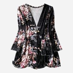 Акція на Халат жіночий SHEIN GD-00165969 2XL Різнокольоровий від Rozetka