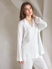 Акція на Піжамна сорочка жіноча SHEIN GD-00221961 L Біла від Rozetka