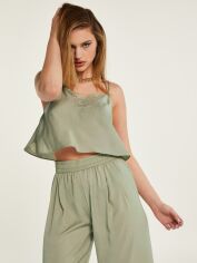 Акція на Піжамна майка жіноча великих розмірів Hunkemoller GD-00232429 XL Світло-зелена від Rozetka