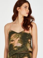 Акція на Піжамна майка жіноча Hunkemoller GD-00231658 XXS Хакі від Rozetka