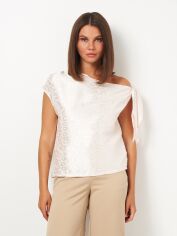 Акція на Блузка жіноча SHEIN 0-2553 34 Рожева від Rozetka