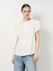Акція на Блузка жіноча SHEIN 31-0002 5XL Біла від Rozetka