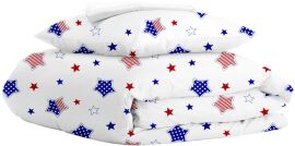 Акция на Комплект постільної білизни Cosas Двоспальний 180х220 StarAmerica White от Rozetka