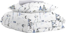 Акция на Комплект постільної білизни Cosas Двоспальний 180х220 WigwamDream El140-Grey (WigwamDream_El140-Grey_180) от Rozetka