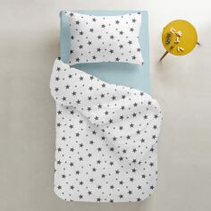 Акція на Комплект постільної білизни Cosas Підлітковий 155х215 Star Big Grey-Blue від Rozetka