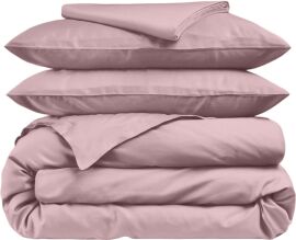 Акція на Комплект постільної білизни Cosas Євро 200х220 Lilac Сатин (24Satin_Lilac_El180-Lilac_200) від Rozetka