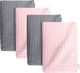 Акція на Набір рушників Cosas Set Towel Sq-Grey-Rose 130x95 х 2 шт, 75x95 х 2 шт від Rozetka