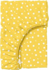 Акція на Простирадло на резинці Cosas Yellow Starfall 90х200+20 см від Rozetka