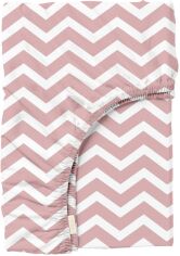 Акція на Простирадло на гумці Cosas Rose Zigzag 90х200+20 см (ZigRose-5004_90x200x20) від Rozetka