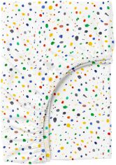 Акция на Простирадло на резинці Cosas Dots Зелене 120х200+ 20 см Ранфорс (ColorBlotsV6-6662_120x200x20) от Rozetka