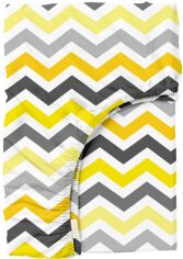 Акция на Простирадло на резинці Cosas Zigzag Жовтий 160x200 + 30 см от Rozetka