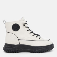 Акція на Жіночі зимові черевики низькі Zoja?s Shoes 2912-2 40 25 см Білий/Чорний від Rozetka