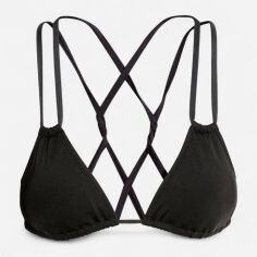 Акція на Верхня частина купальника жіноча H&M 497247002c28 36 Чорна від Rozetka
