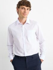 Акція на Сорочка бавовняна чоловіча C&A 2009629c27 XL-2XL Біла від Rozetka