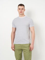 Акція на Футболка бавовняна довга чоловіча H&M 624684p14 M Різнобарвна від Rozetka