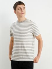 Акція на Футболка бавовняна довга чоловіча C&A 2220777c28 2XL Різнокольорова від Rozetka