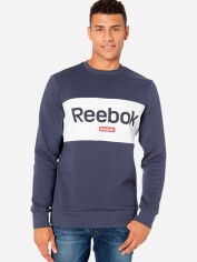 Акція на Світшот на флісі чоловічий Reebok fi2873 XS Темно- синій від Rozetka