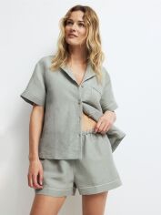 Акція на Піжамна сорочка жіноча H&M 1147707010c28 M Хакі від Rozetka