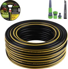 Акція на Шланг армований Alloid Pro 4-х шаровий "Ruby Ant" 1/2" 30 м + подарунок (WH-63317) від Rozetka