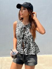 Акція на Блузка жіноча SHEIN GD-00217135 XS Різнокольорова від Rozetka