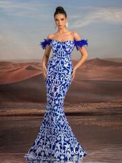 Акція на Сукня жіноча SHEIN GD-00219302 M Синя від Rozetka