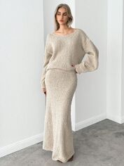 Акція на Костюм жіночий SHEIN GD-00208814 S Кремовий від Rozetka