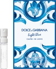 Акция на Пробник Парфумована вода для жінок Dolce&Gabbana Light Blue Capri In Love 1.5 мл от Rozetka