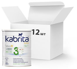 Акція на Упаковка сухого молочного напитка Kabrita 3 Gold для комфортного пищеварения на основе козьего молока (для детей старше 12 месяцев) 12 х 400 г (8716677007427) від Rozetka UA