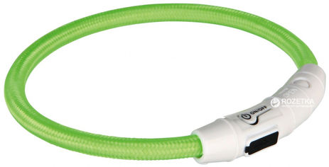Акция на Ошейник Trixie 12700 светящийся с USB XS-S 35 см 7 мм Зеленый (4053032127005) от Rozetka UA