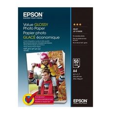 Акція на Бумага Epson A4 Value Glossy Photo Paper 50 л (C13S400036) від MOYO