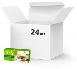 Акция на Упаковка чая зеленого пакетированного TESS Lime 24 шт по 25 пакетиков (4823096801933) от Rozetka UA