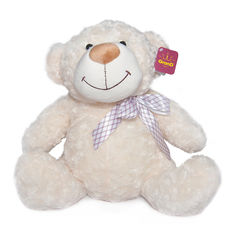 Акция на Ведмідь GRAND білий з бантом 40 см (4002GMB) от Будинок іграшок