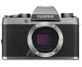 Акція на Фотоаппарат FUJIFILM X-T100 body Dark Silver (16582050) від MOYO