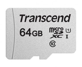 Акция на Карта памяти Transcend microSXHC 64GB C10 UHS-I R95/W4+B142:B1695MB/s (TS64GUSD300S) от MOYO