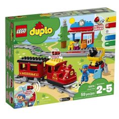Акция на LEGO 10874 DUPLO Town Поезд на паровой тяге от MOYO