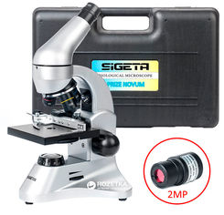 Акція на Микроскоп Sigeta Prize Novum 20x-1280x с камерой 2 Мп в кейсе (65244) від Rozetka UA